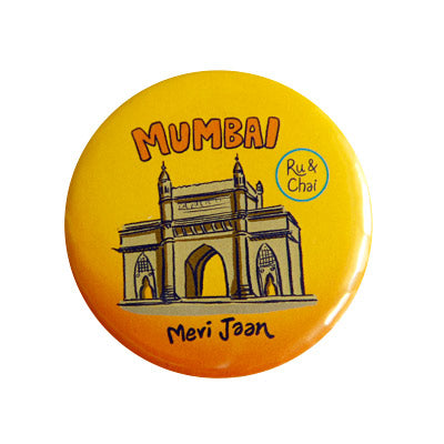 Mumbai meri Jaan Magnet + Badge