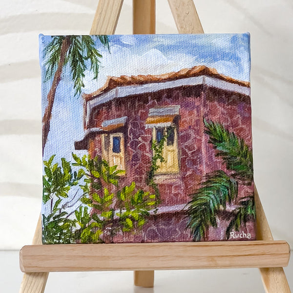 Beautiful house corner - Painting