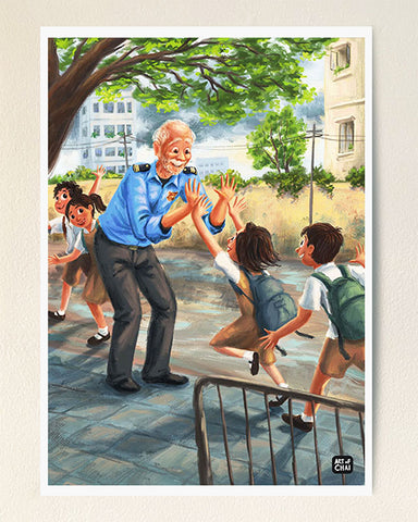 Precious High-Fives - Art Print