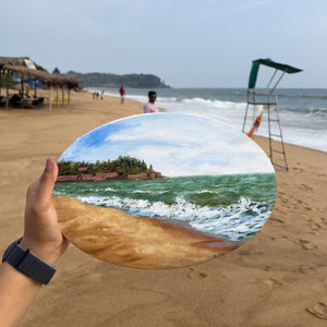 The Candolim Beach, Goa - Painting