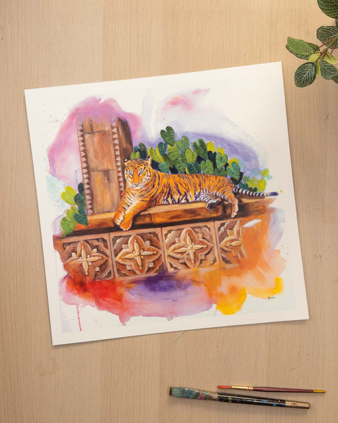 The Majestic Tiger - Art Print