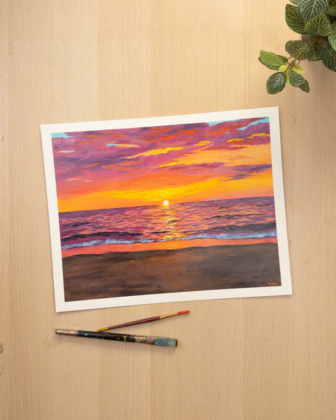 Pink Sunset - Art Print
