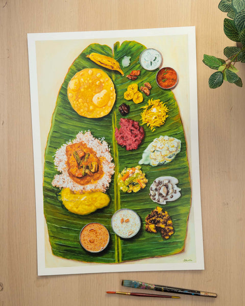 Kerala Sadya - Art Print