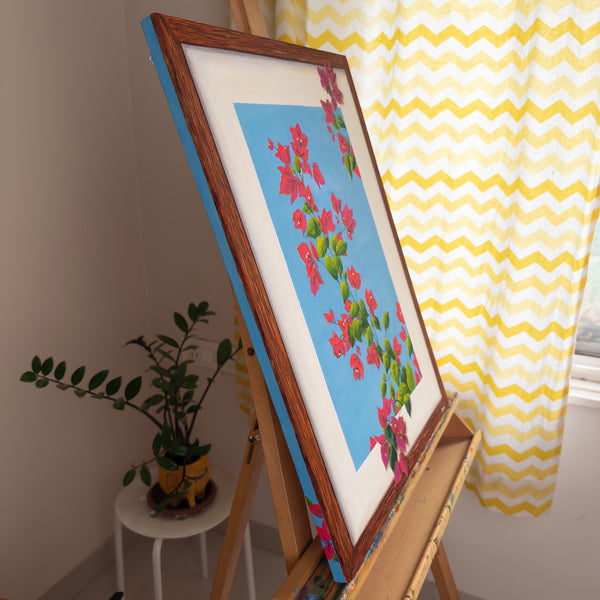 Bougainvillea pop up - Painting