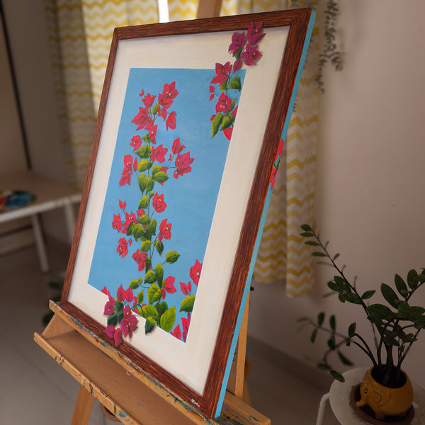 Bougainvillea pop up - Painting