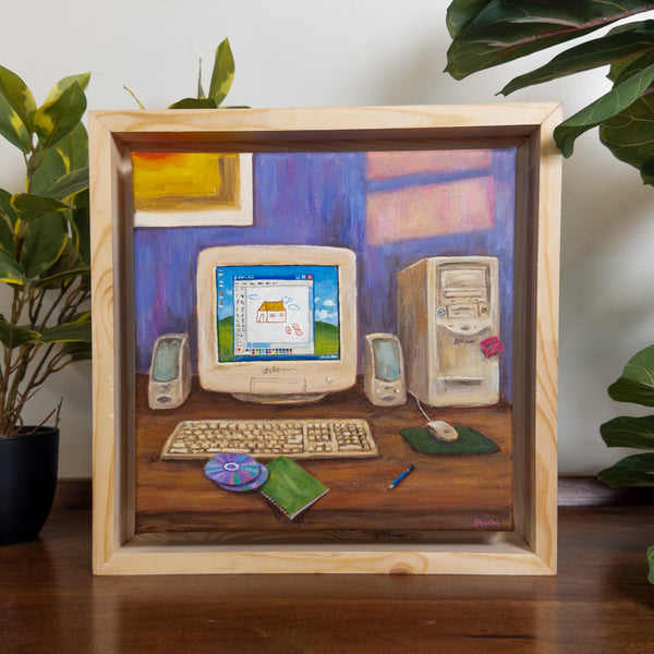 Our first computer - Painting