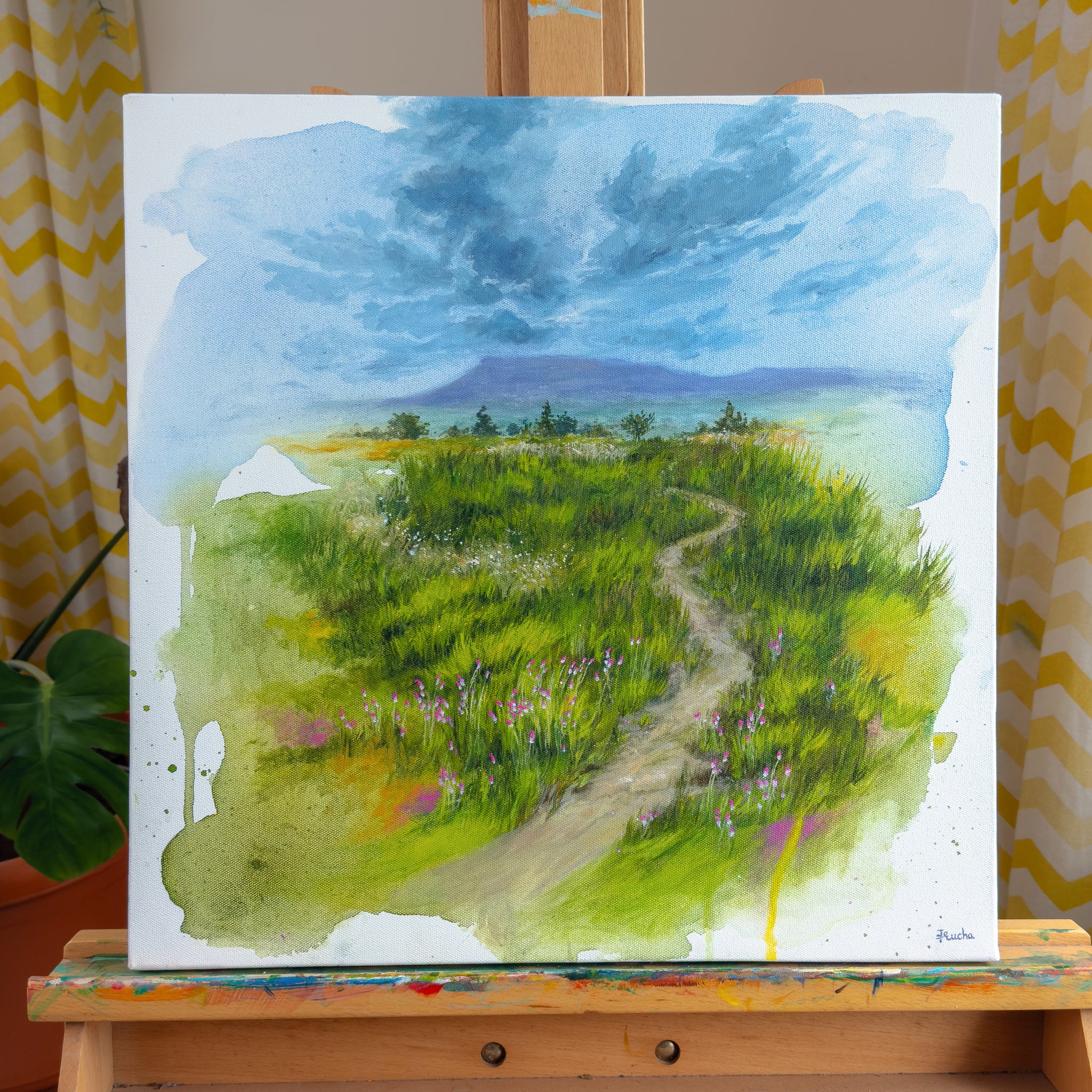 Gaon ke Raaste - Painting