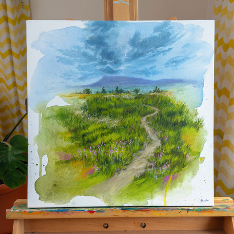 Gaon ke Raaste - Painting