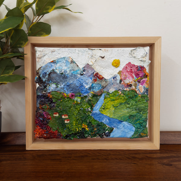 Take me back to childhood - Acrylic Peels Painting