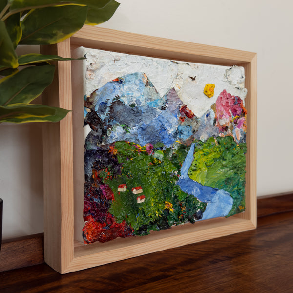 Take me back to childhood - Acrylic Peels Painting