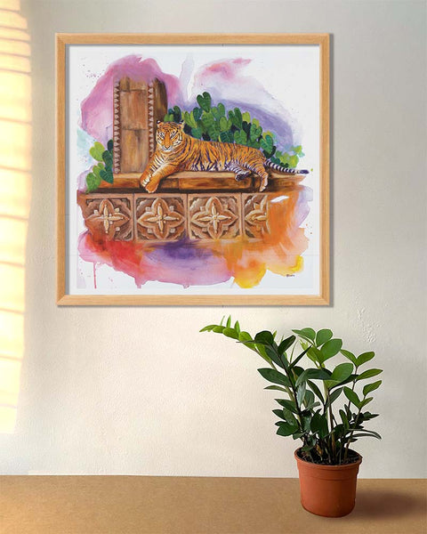 The Majestic Tiger - Art Print