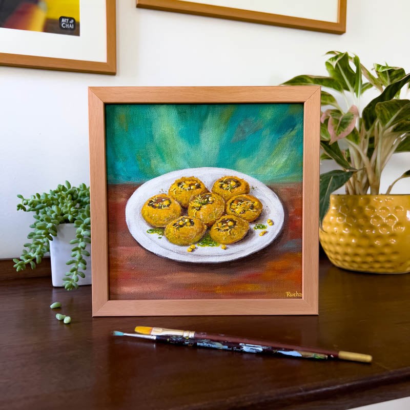 Pani Puri painting food lover