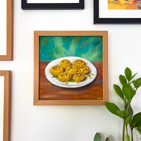 Pani Puri painting food lover
