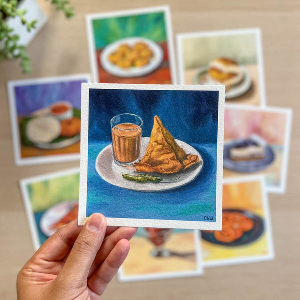 The love of food Postcard Set