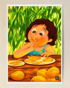 Yum Mangos - Art Print