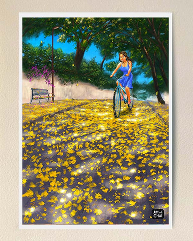 Yellow Blossoms - Art Print