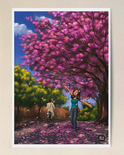 Pink Blossoms - Art Print