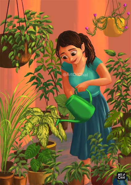 Plant mom
