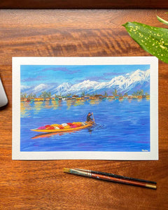 Dal Lake, Srinagar - Art Print