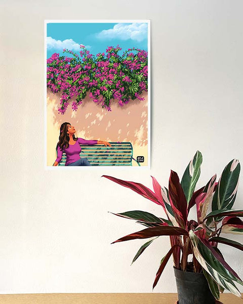 Bougainvillea Blossoms - Art Print