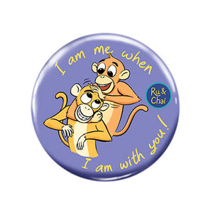 When I am with you Magnet + Badge
