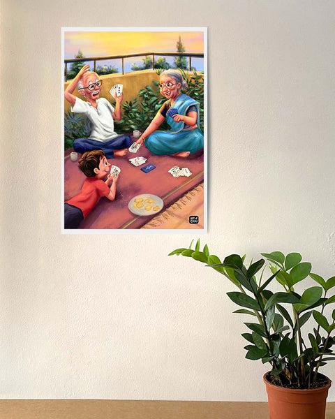 Spending time with your family - Art Print