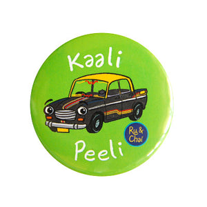 Kaali Peeli Magnet + Badge